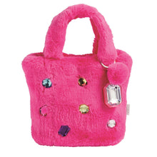 Load image into Gallery viewer, Mud Pie Glitzy Faux Fur Purse