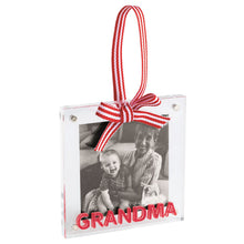 Load image into Gallery viewer, Mud Pie Grandparent Frame Ornament