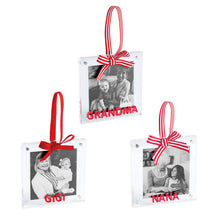Load image into Gallery viewer, Mud Pie Grandparent Frame Ornament