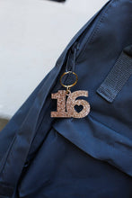 Load image into Gallery viewer, SWEET 16 Glitter Keychain