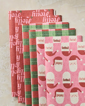 Load image into Gallery viewer, Geometry Holly Jolly Santa Not Paper Towel - Holiday 2026