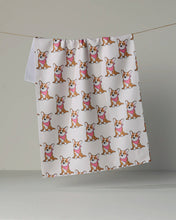 Load image into Gallery viewer, Geometry Corgi Pals Tea Towel