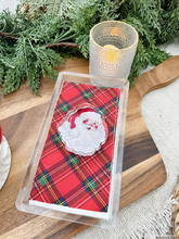 Load image into Gallery viewer, Mud Pie Santa Acrylic Guest Towel