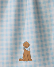 Load image into Gallery viewer, Geometry Gingham Doodle Tea Towel