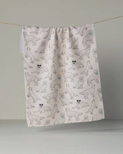 Load image into Gallery viewer, Geometry Golden Gang Tea Towel