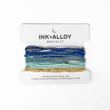 Load image into Gallery viewer, Chelsea 18 Strand Luxe Beaded Bracelet Set Blue