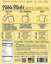 Load image into Gallery viewer, Meyer Lemon Fizz Frozen Cocktail
