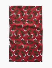 Load image into Gallery viewer, Christmas Berry Bow Tea Towel