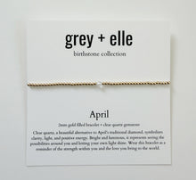 Load image into Gallery viewer, April | Clear Quartz