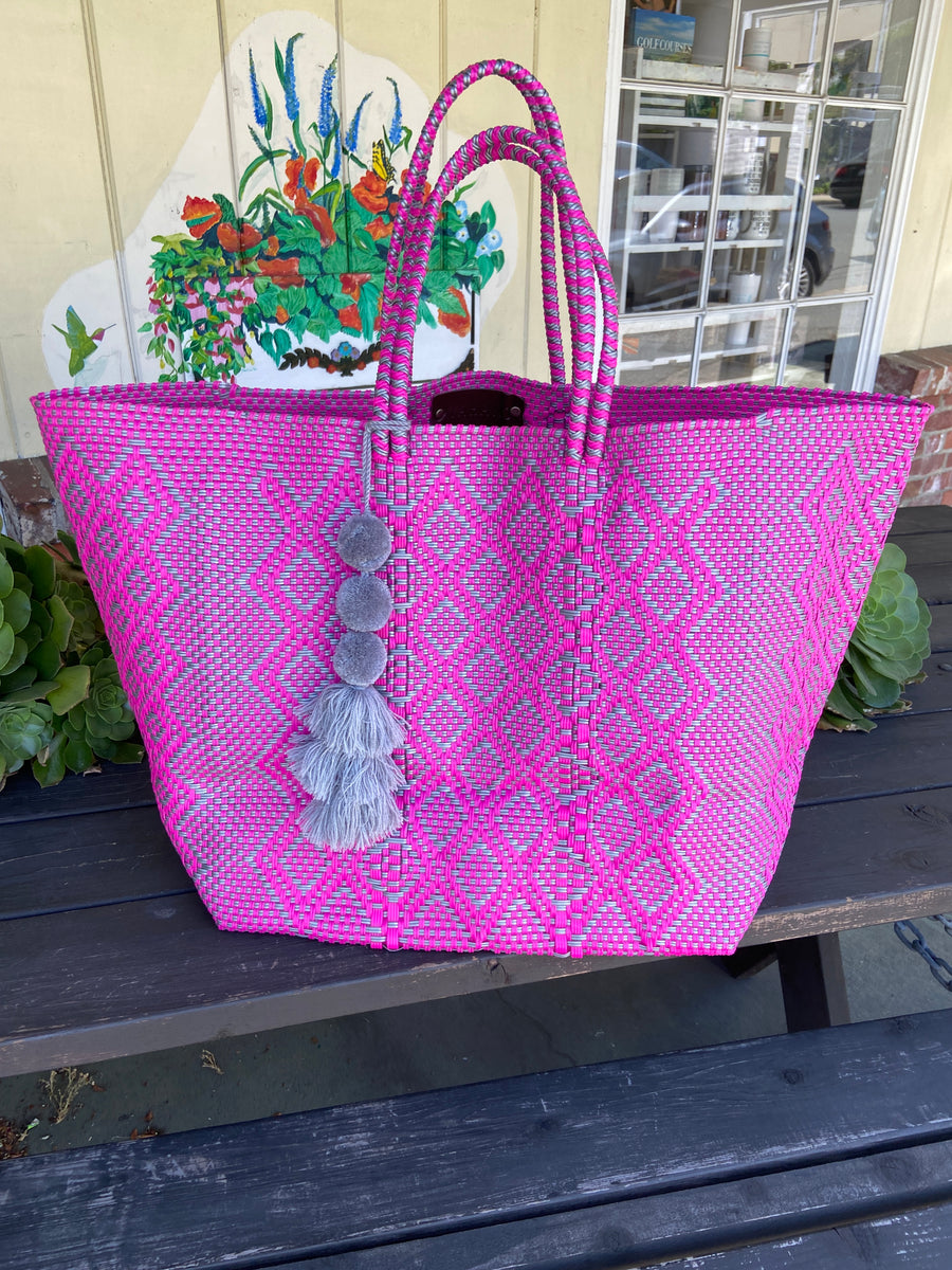 Wholesale Large Tote Bags - Woven Plastic Totes - Boardwalk Style