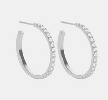 Load image into Gallery viewer, Jay Sparkle Hoops