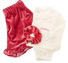 Load image into Gallery viewer, Velvet Ruffle Shorts