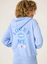 Load image into Gallery viewer, Lucky Me Hooded Zip Sweatshirt