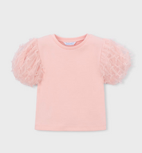 Load image into Gallery viewer, Girls Tulle T-shirt