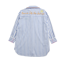 Load image into Gallery viewer, Shiraleah Striped Beach Cover-Up Shirt