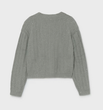 Load image into Gallery viewer, Mayoral Girls Sequins Knit Cardigan