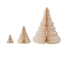 Load image into Gallery viewer, Paper Folding Honeycomb Trees w/ Gold Glitter