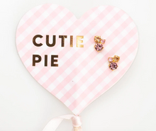 Load image into Gallery viewer, Heartogram Stud Earrings