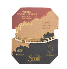 Load image into Gallery viewer, Delicate Stone Wrap Bracelet