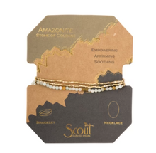 Load image into Gallery viewer, Delicate Stone Wrap Bracelet