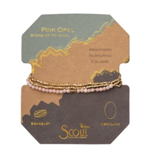 Load image into Gallery viewer, Delicate Stone Wrap Bracelet