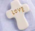 Load image into Gallery viewer, Tiny Ceramic Cross