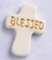 Load image into Gallery viewer, Tiny Ceramic Cross