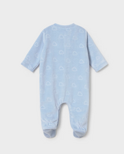 Load image into Gallery viewer, Mayoral Blue Velour Onesie