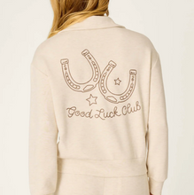 Load image into Gallery viewer, PJ Salvage Western Ways Oatmeal Quarter Zip & Pant Separates