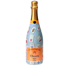 Load image into Gallery viewer, Pastel Blue Mahjong / Champagne