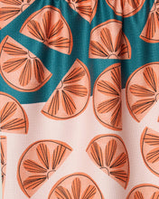 Load image into Gallery viewer, Geometry Citrus Slices Tea Towel