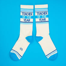 Load image into Gallery viewer, Teacher Of The Year Gym Crew Socks