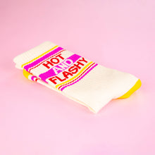 Load image into Gallery viewer, Hot and Flashy Gym Crew Socks