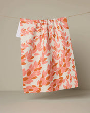 Load image into Gallery viewer, Geometry Coral Drift Tea Towel