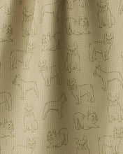 Load image into Gallery viewer, Geometry Frenchie Pups Tea Towel