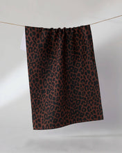 Load image into Gallery viewer, Geometry Midnight Safari Tea Towel