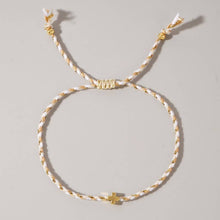 Load image into Gallery viewer, Corded Cross Bracelet
