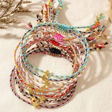 Load image into Gallery viewer, Corded Cross Bracelet
