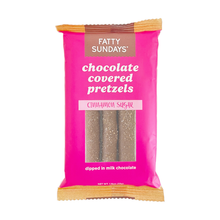 Load image into Gallery viewer, Cinnamon Sugar Chocolate Covered Pretzels