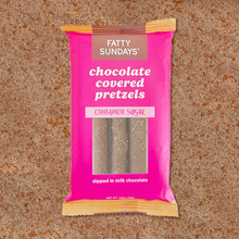 Load image into Gallery viewer, Cinnamon Sugar Chocolate Covered Pretzels