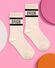 Load image into Gallery viewer, Black Bride Socks