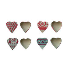 Load image into Gallery viewer, Block Printed Heart Shaped Gift Box