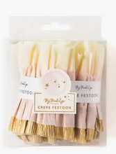 Load image into Gallery viewer, Crepe Paper Banner