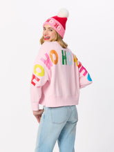 Load image into Gallery viewer, Santa/Ho Ho Ho Relaxed Sweatshirt - Santa patch detail
