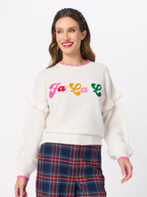 Load image into Gallery viewer, Fa La La Ruffle Sleeve Relaxed Sweatshirt - sleeve detail
