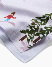 Load image into Gallery viewer, Winter Skiing Trip Tea Towel
