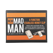 Load image into Gallery viewer, 6 Function Stainless Money Clip
