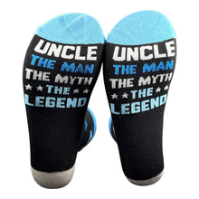 Load image into Gallery viewer, Uncle The Man The Myth The Legend Socks
