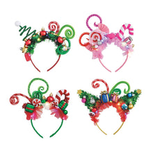 Load image into Gallery viewer, Mud Pie Light Up Christmas Headband
