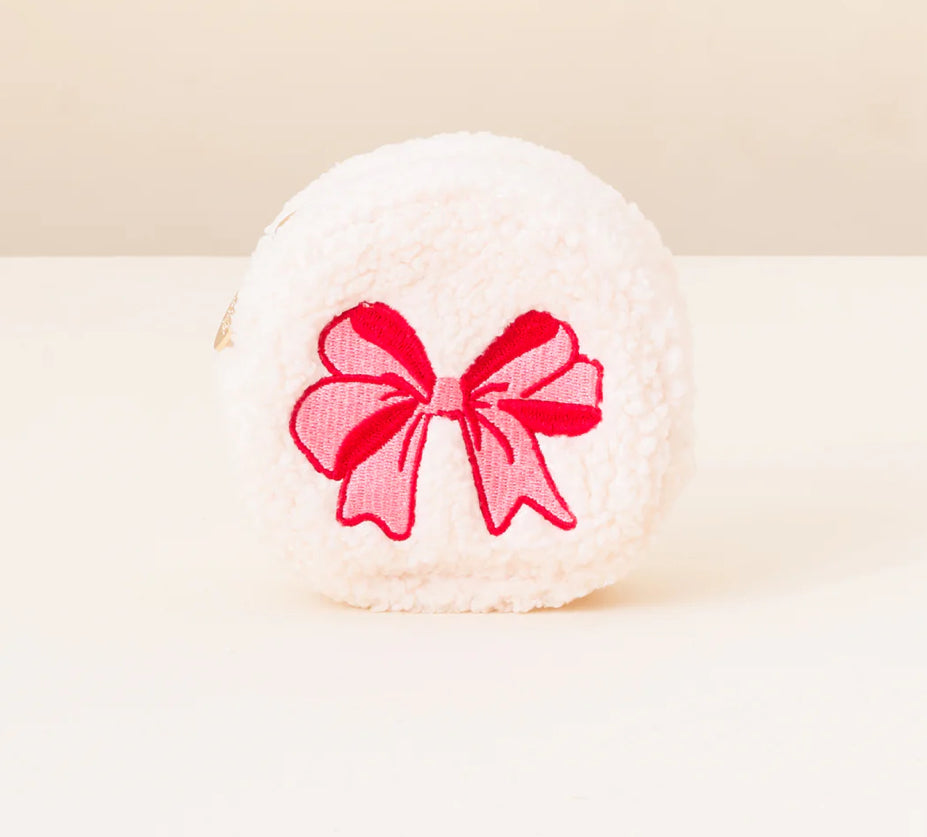 Holiday Circle Teddy Pouch